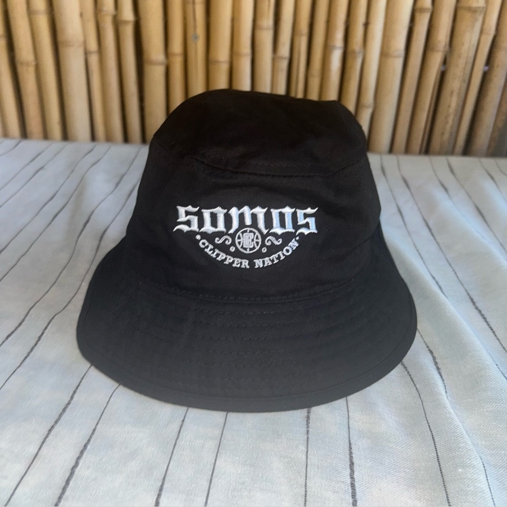 Los Angeles Clippers SOMOS Clipper Nation Black Bucket Hat SGA